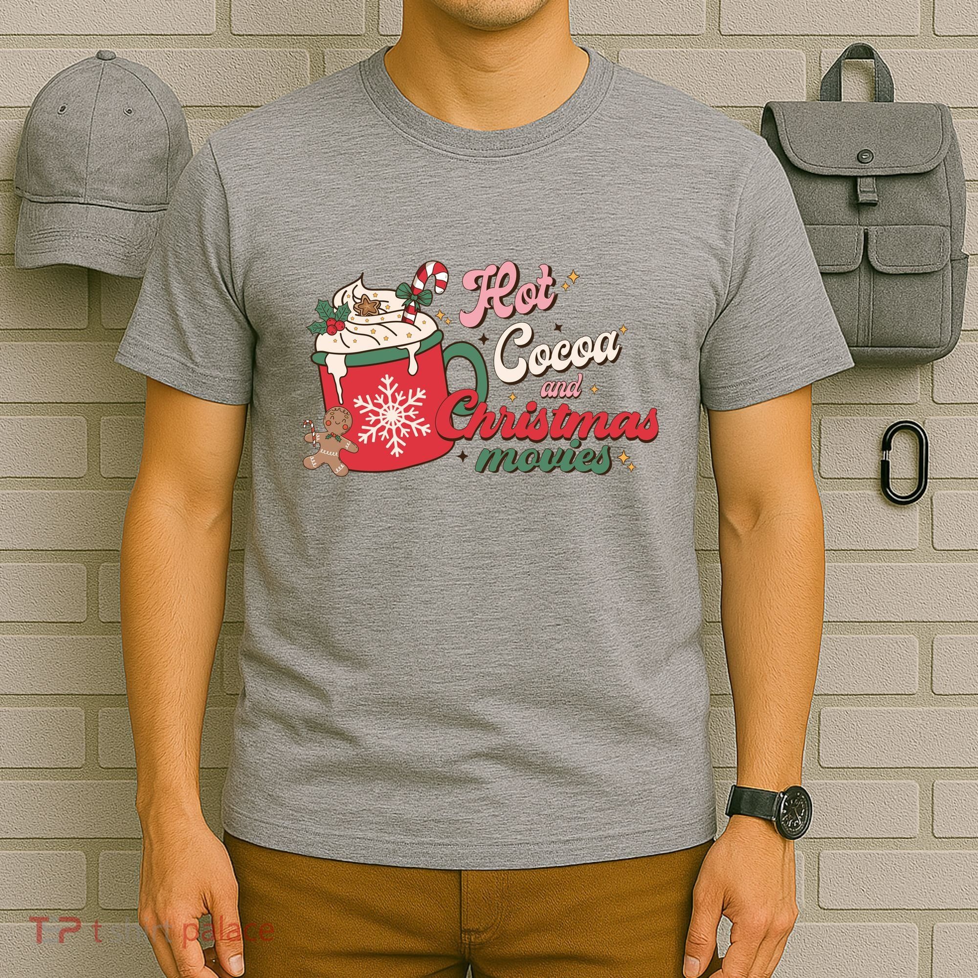 Hot Cocoa And Christmas Movies T-Shirt