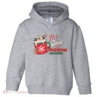 Hot Cocoa And Christmas Movies Toddler Hoodie thumb 0