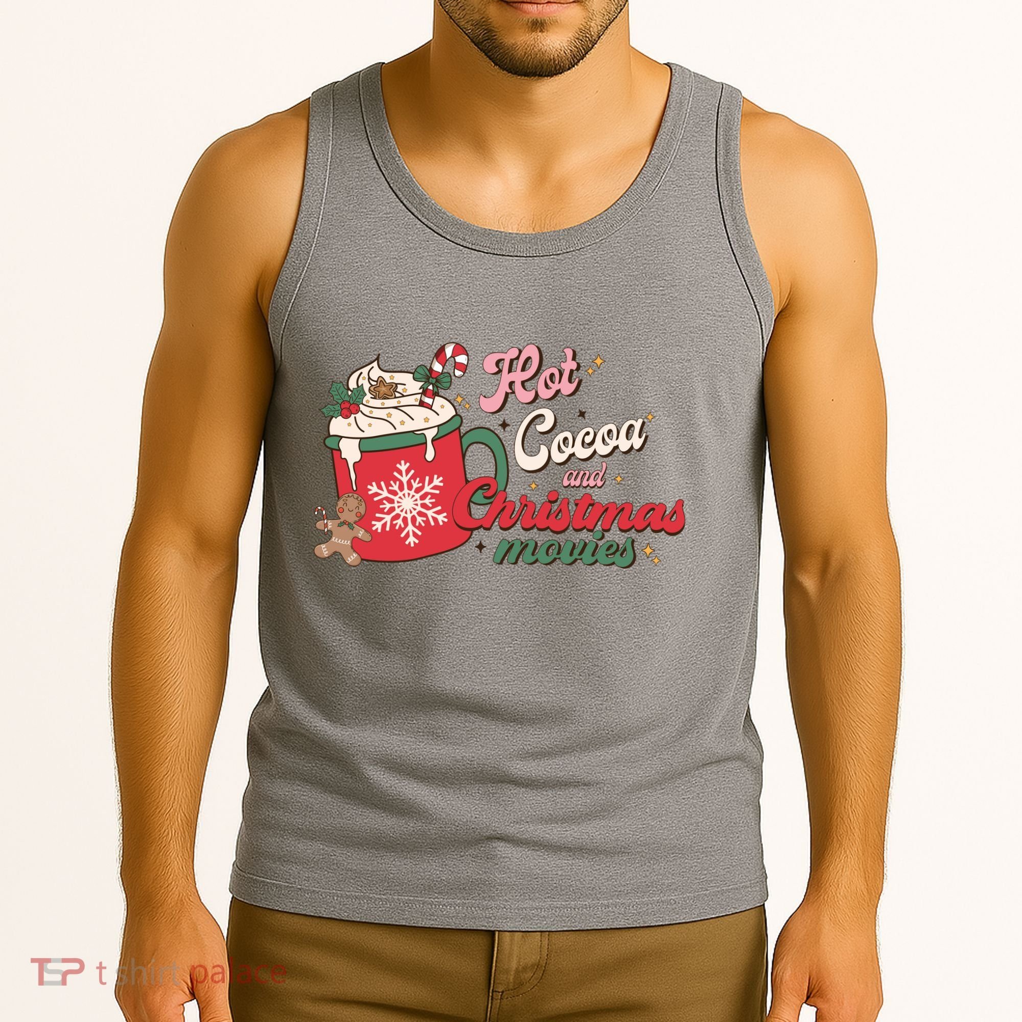 Hot Cocoa And Christmas Movies Tank Top