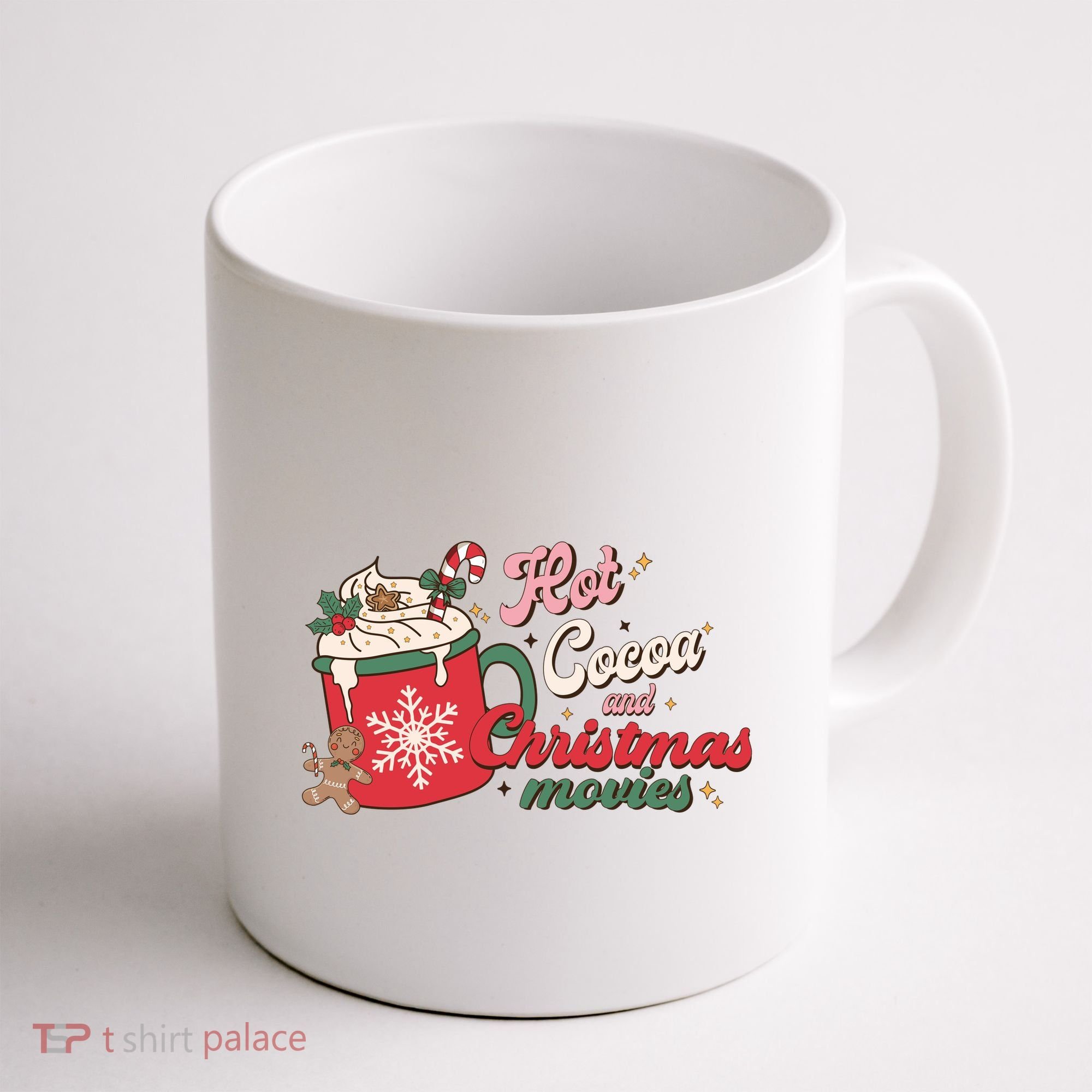Hot Cocoa And Christmas Movies Coffee Mug