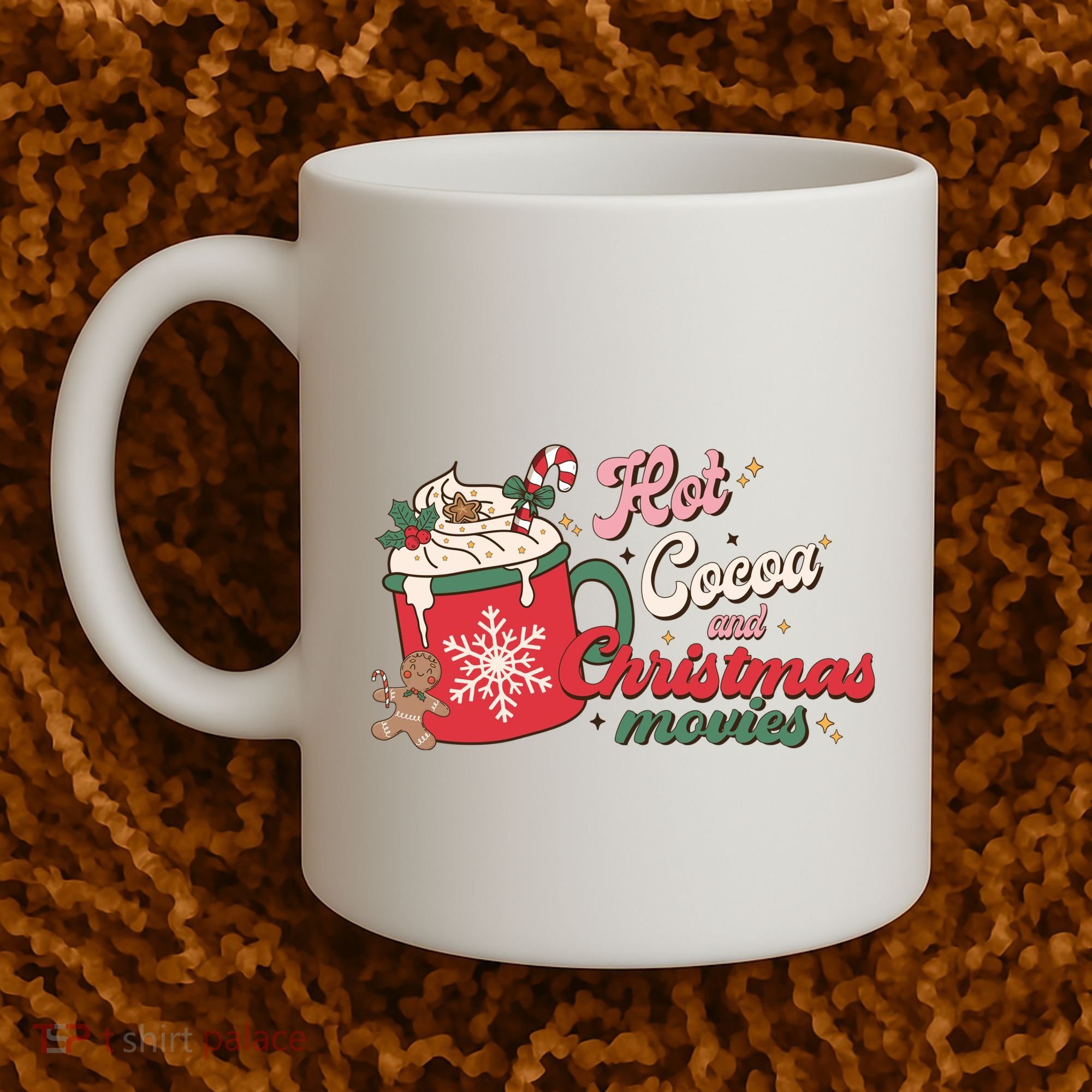 Hot Cocoa And Christmas Movies Coffee Mug