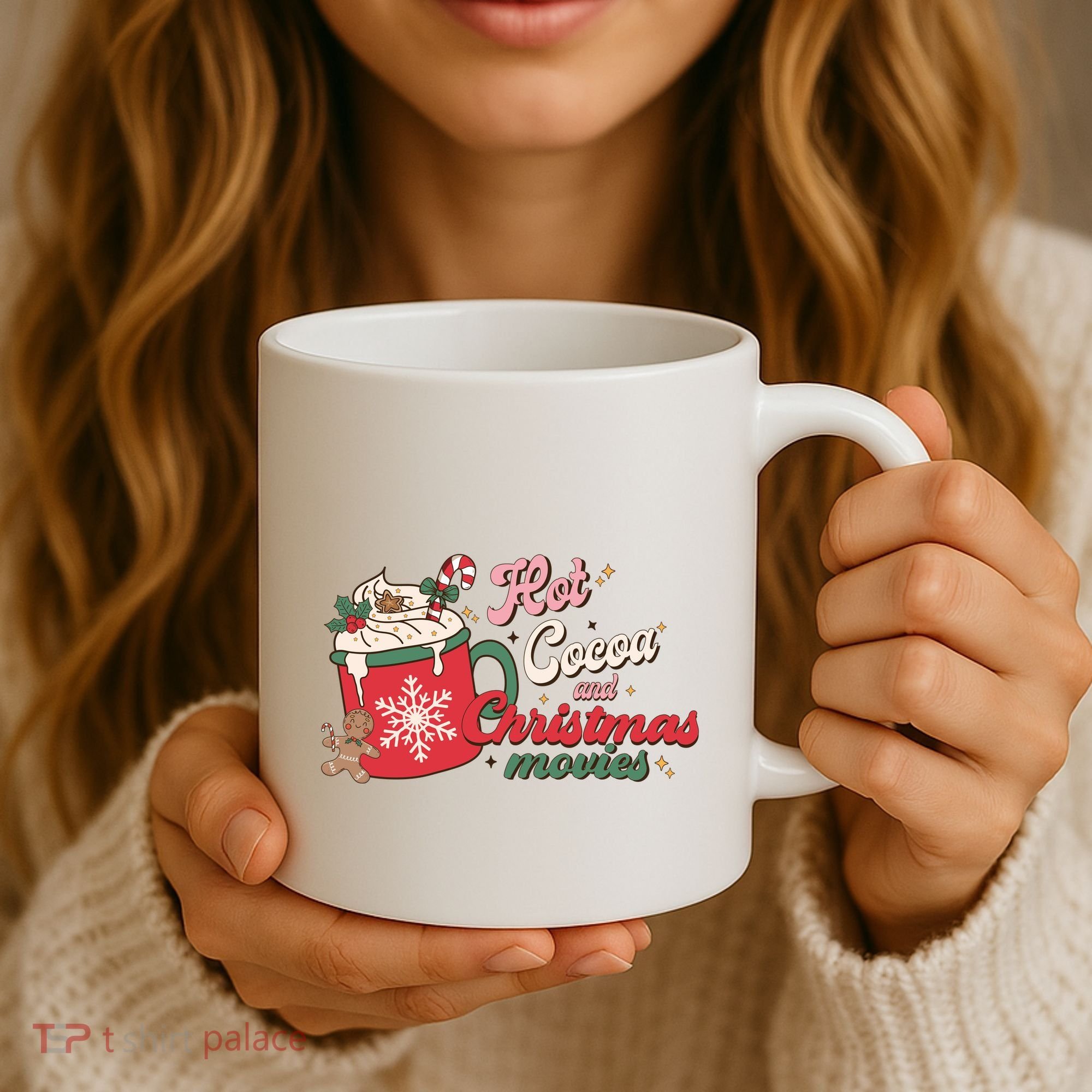 Hot Cocoa And Christmas Movies Coffee Mug