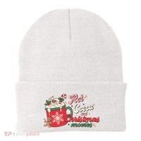 Hot Cocoa And Christmas Movies Beanie thumb 0