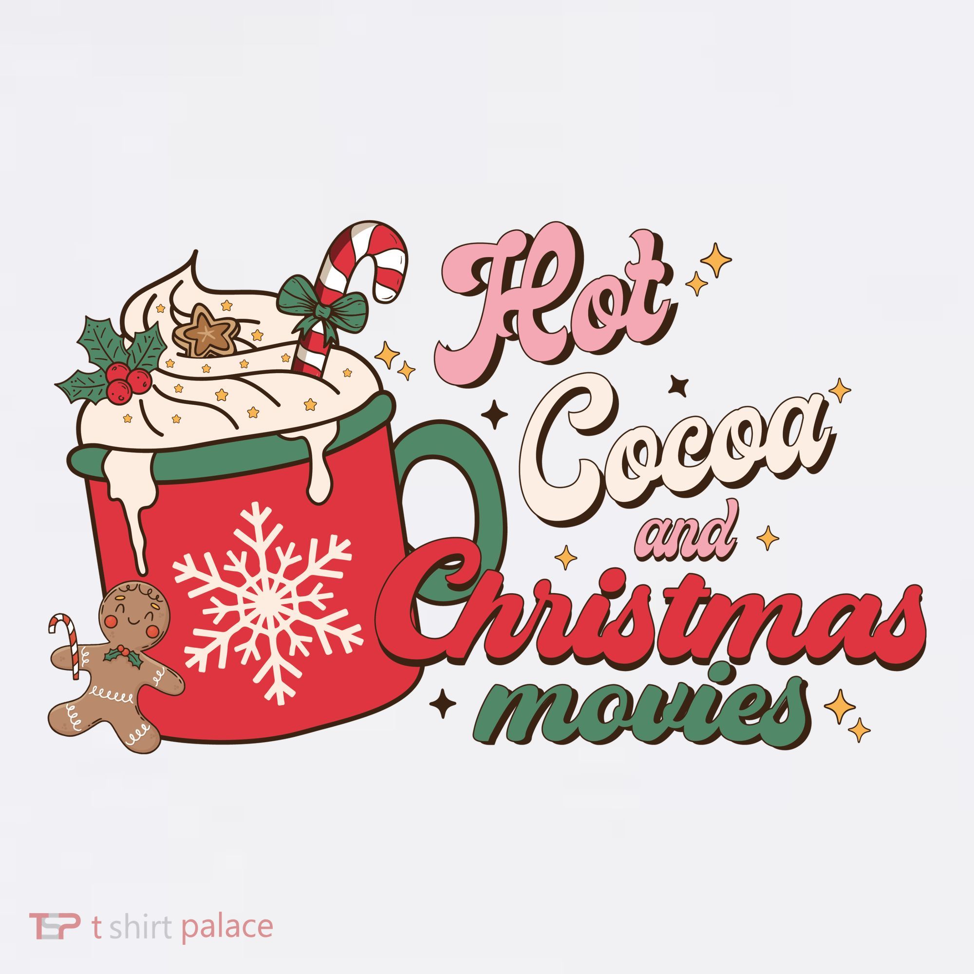 Hot Cocoa And Christmas Movies Mousepad