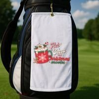 Hot Cocoa And Christmas Movies Golf Towel thumb 2