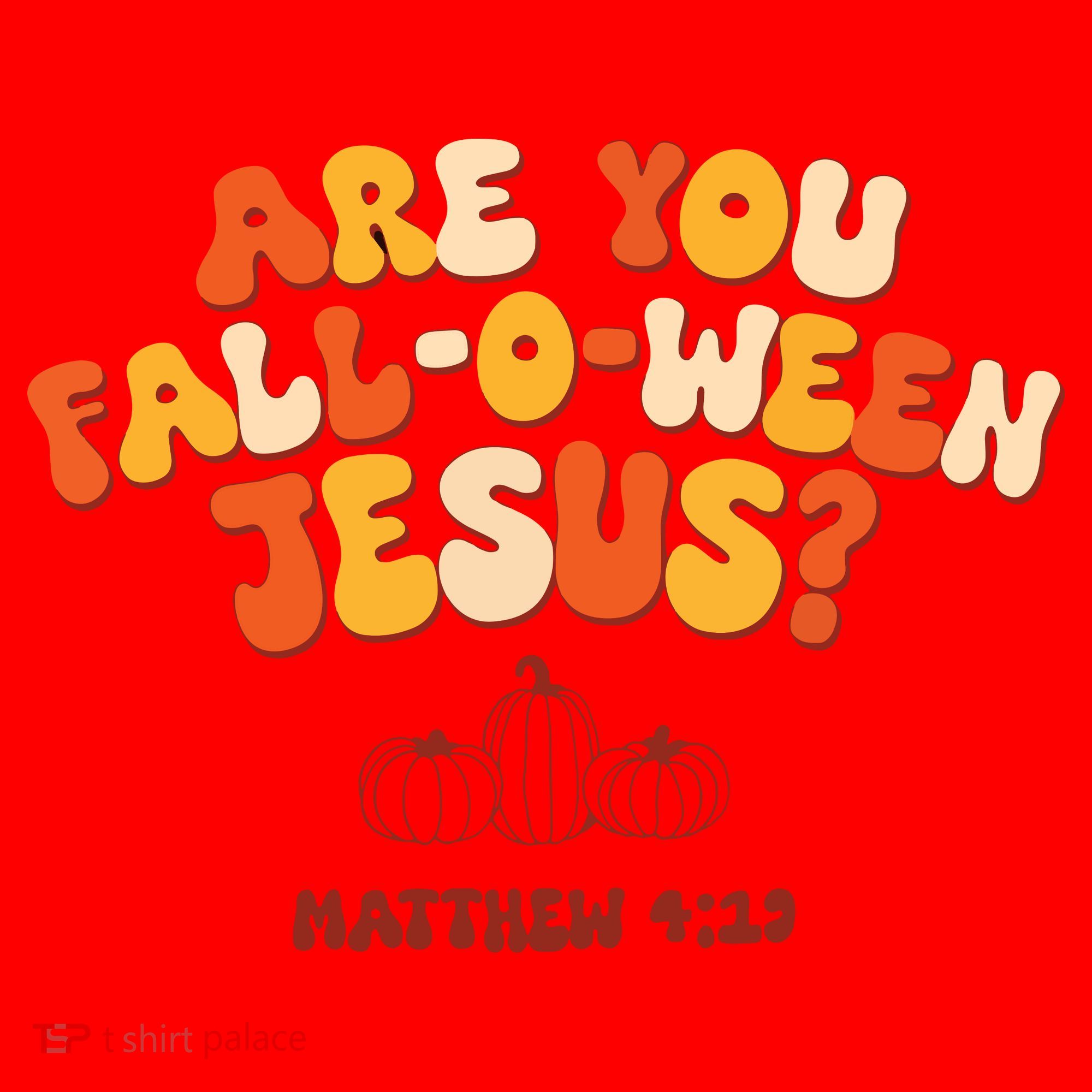 Halloween Christian Are You Fall O Ween Jesus Santa Hat