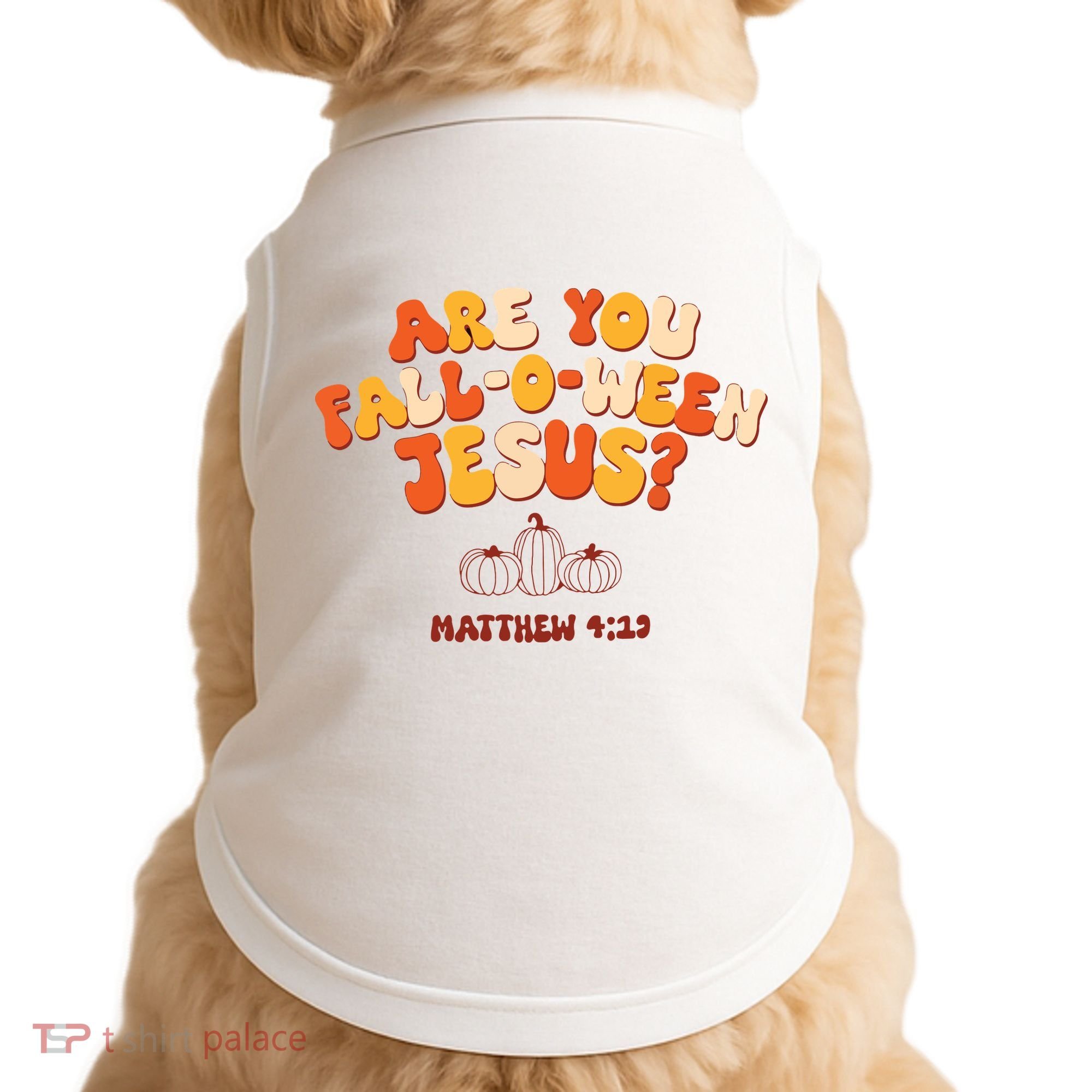 Halloween Christian Are You Fall O Ween Jesus Doggie Tank