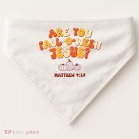 Halloween Christian Are You Fall O Ween Jesus USA-Made Doggie Bandana thumb 0