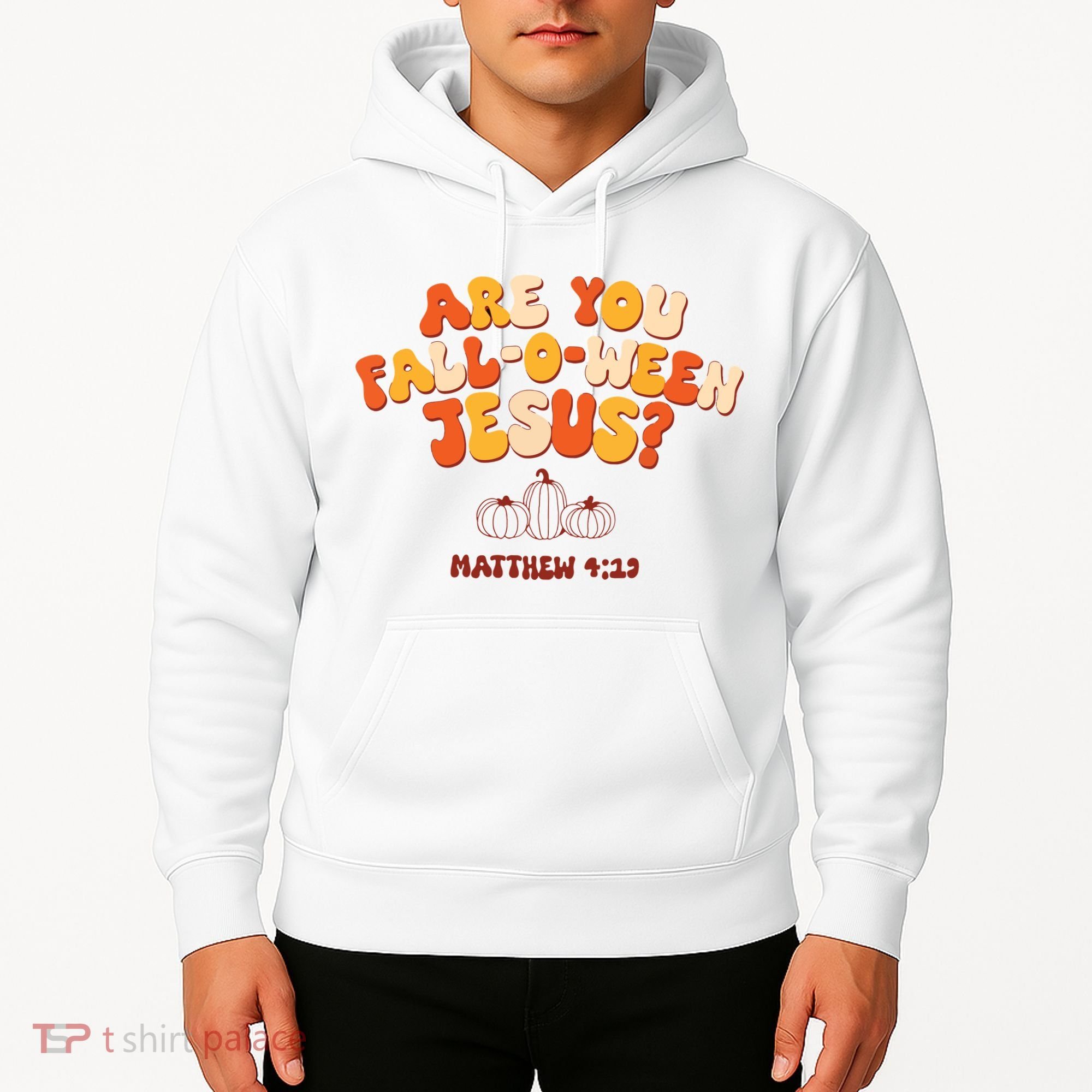 Halloween Christian Are You Fall O Ween Jesus Hoodie