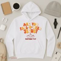 Halloween Christian Are You Fall O Ween Jesus Hoodie thumb 3