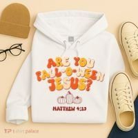 Halloween Christian Are You Fall O Ween Jesus Hoodie thumb 4
