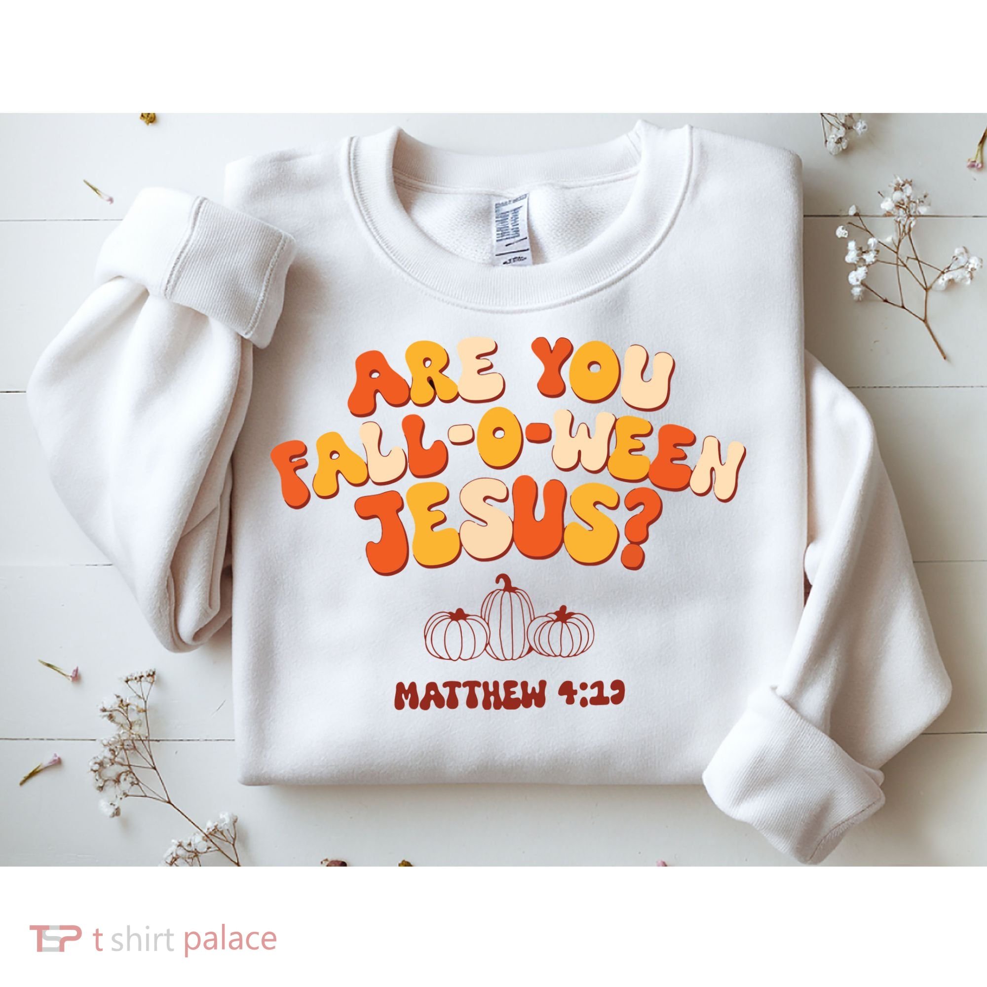 Halloween Christian Are You Fall O Ween Jesus Sweatshirt