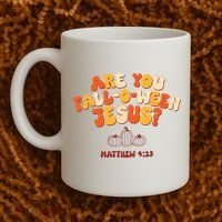 Halloween Christian Are You Fall O Ween Jesus Coffee Mug thumb 2