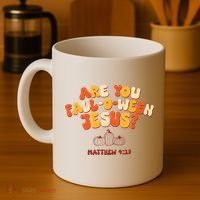 Halloween Christian Are You Fall O Ween Jesus Coffee Mug thumb 4