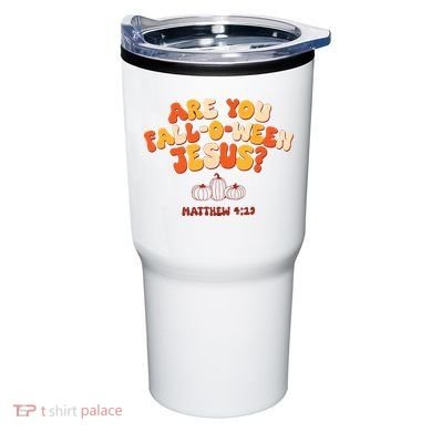 Halloween Christian Are You Fall O Ween Jesus Tumbler