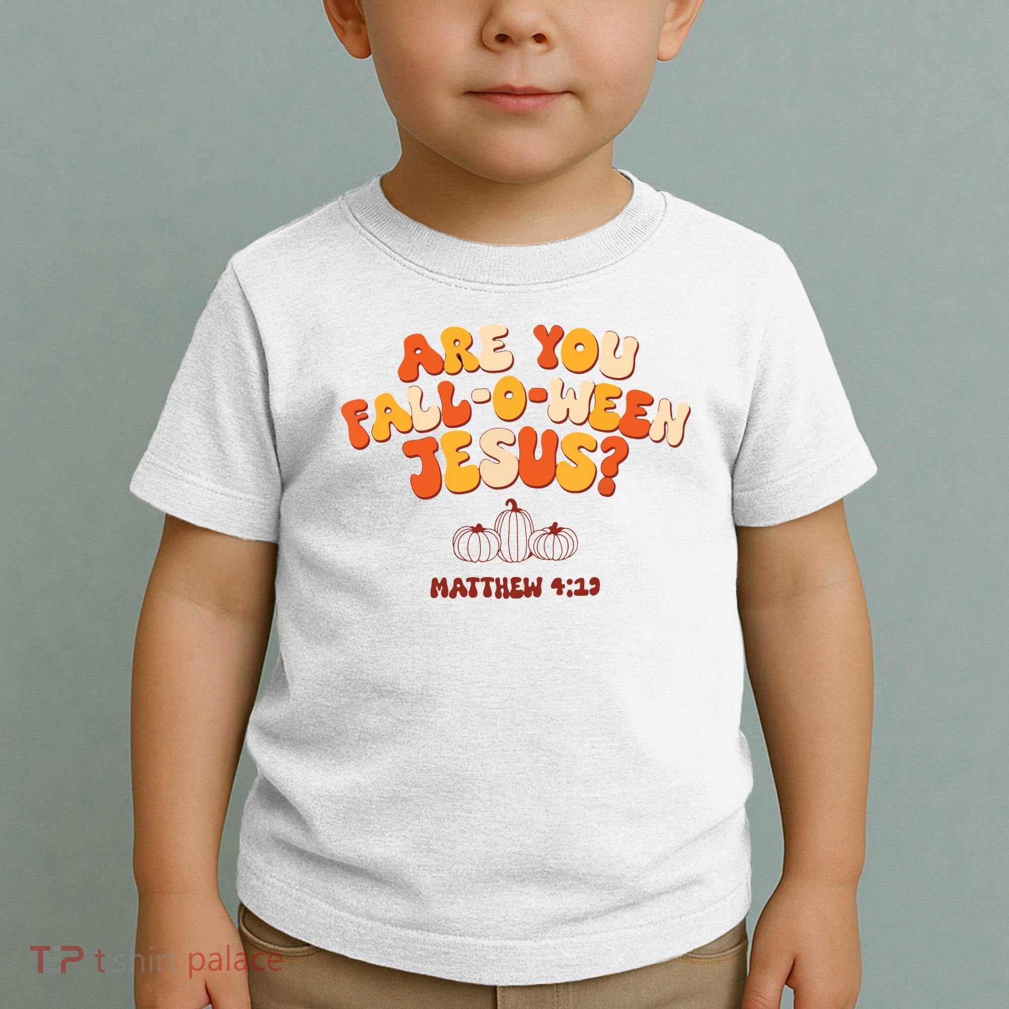 Halloween Christian Are You Fall O Ween Jesus Toddler T-Shirt