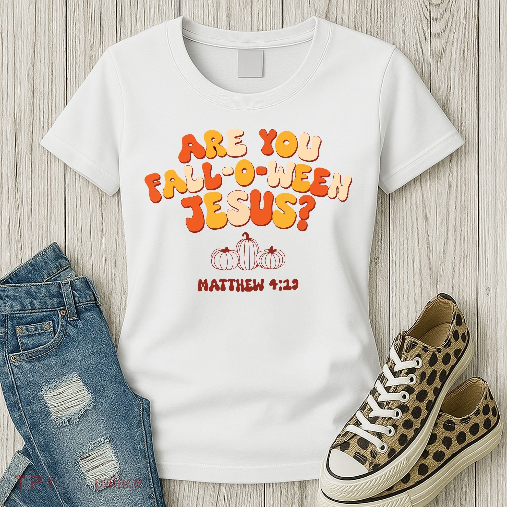 Halloween Christian Are You Fall O Ween Jesus Women's T-Shirt