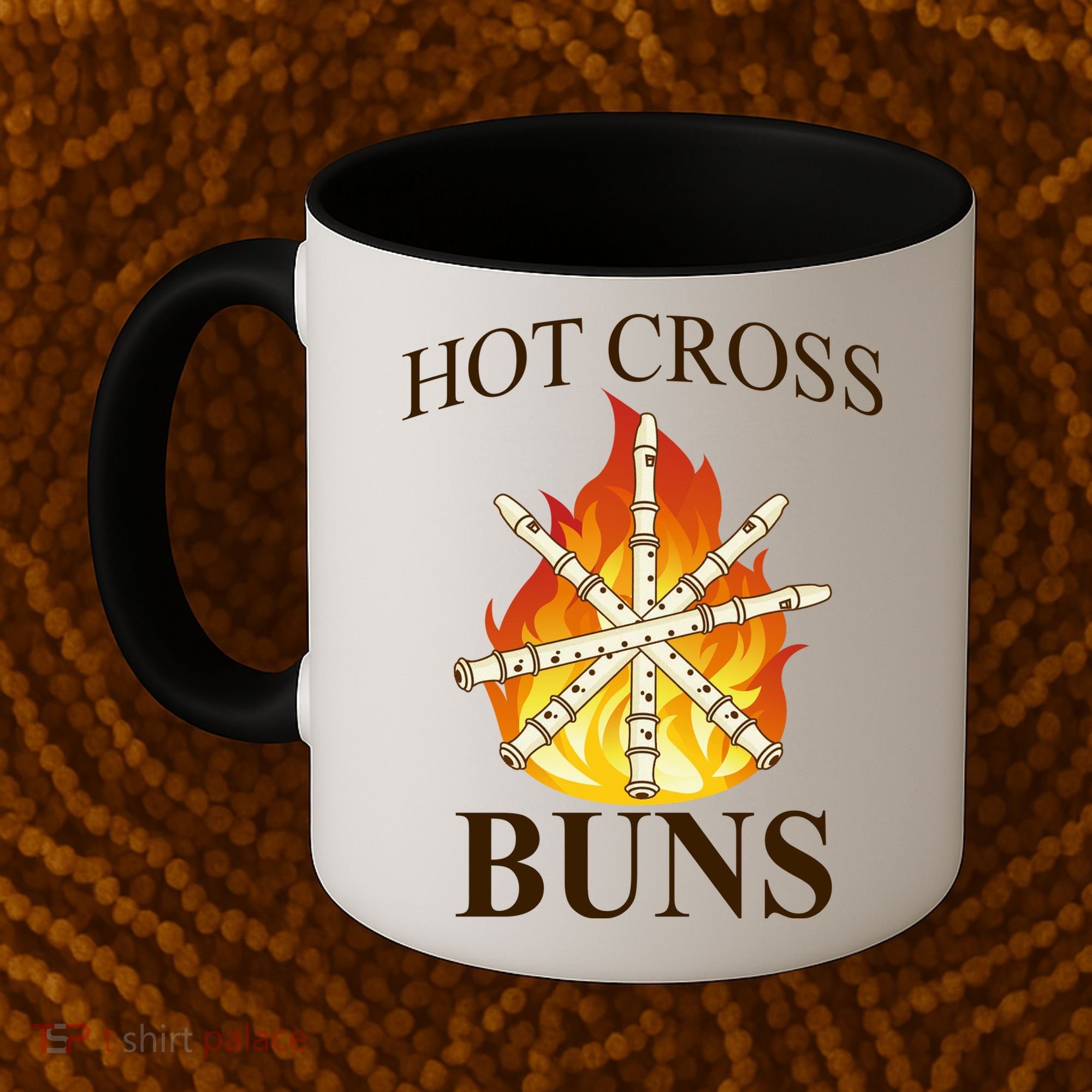 Hot Cross Buns Metal Rock Coffee Mug