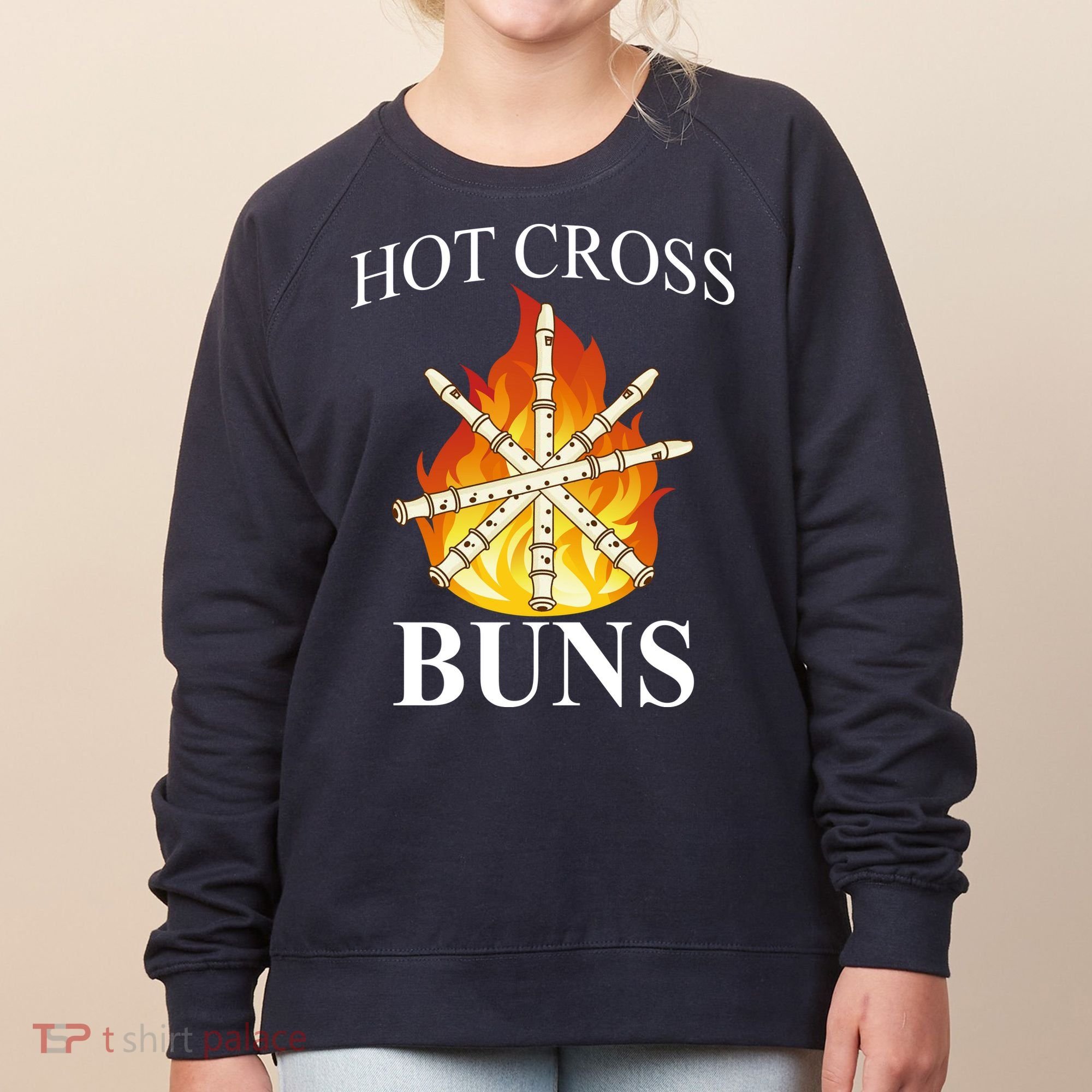 Hot Cross Buns Metal Rock Women's Sweatshirt
