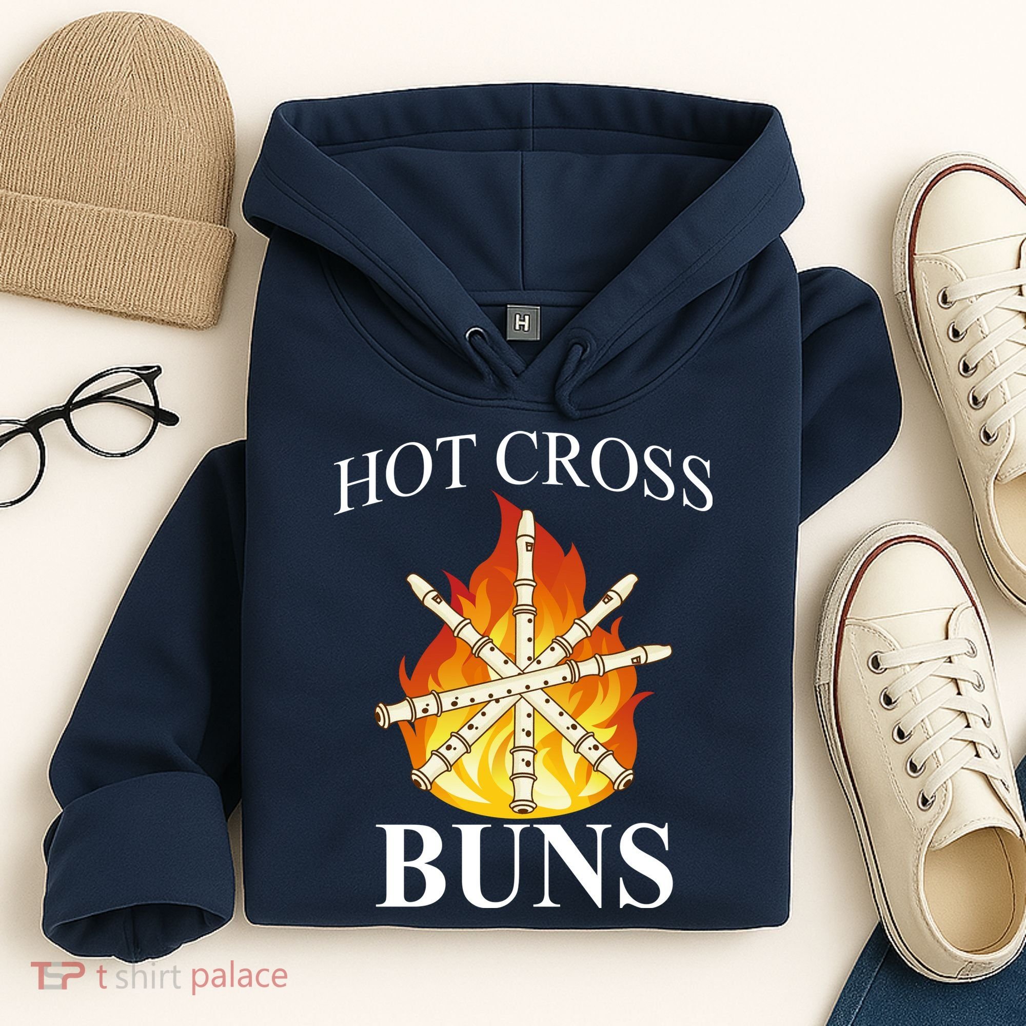 Hot Cross Buns Metal Rock Hoodie