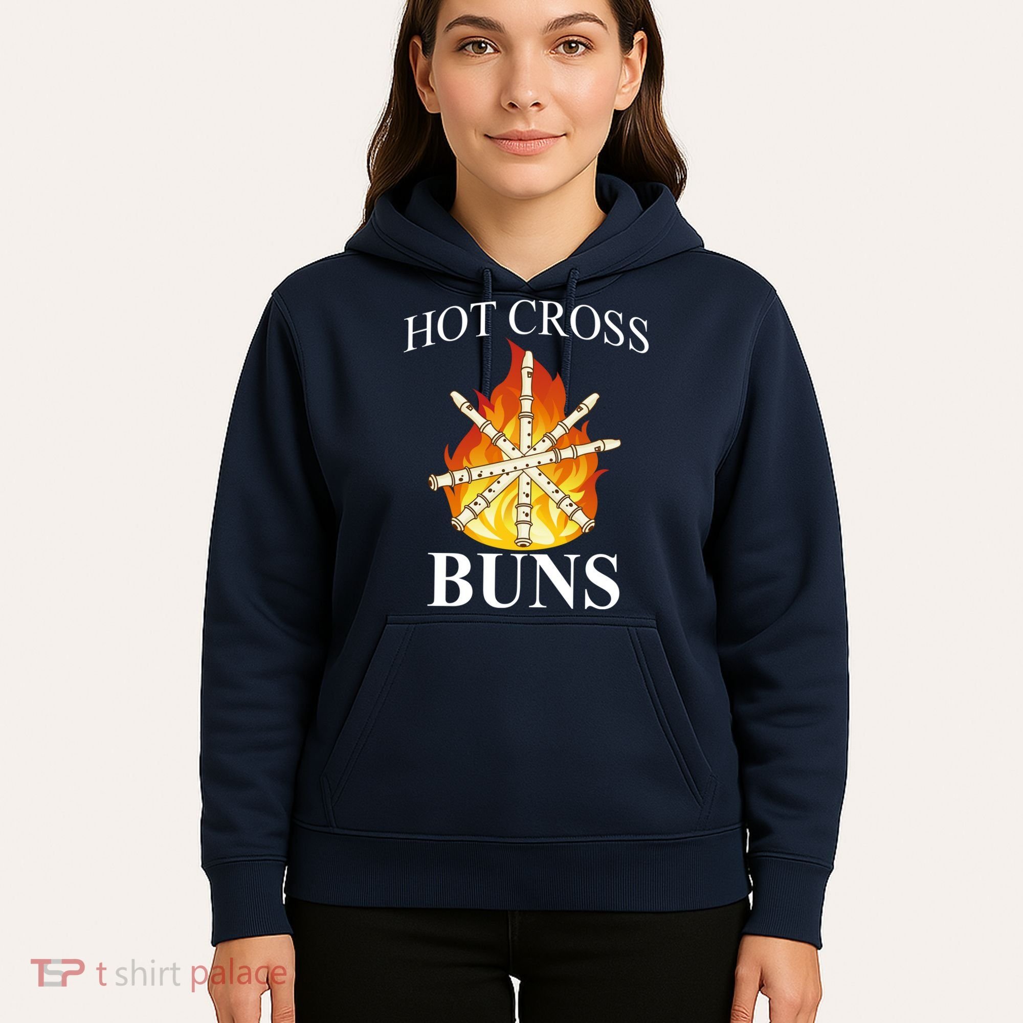 Hot Cross Buns Metal Rock Hoodie