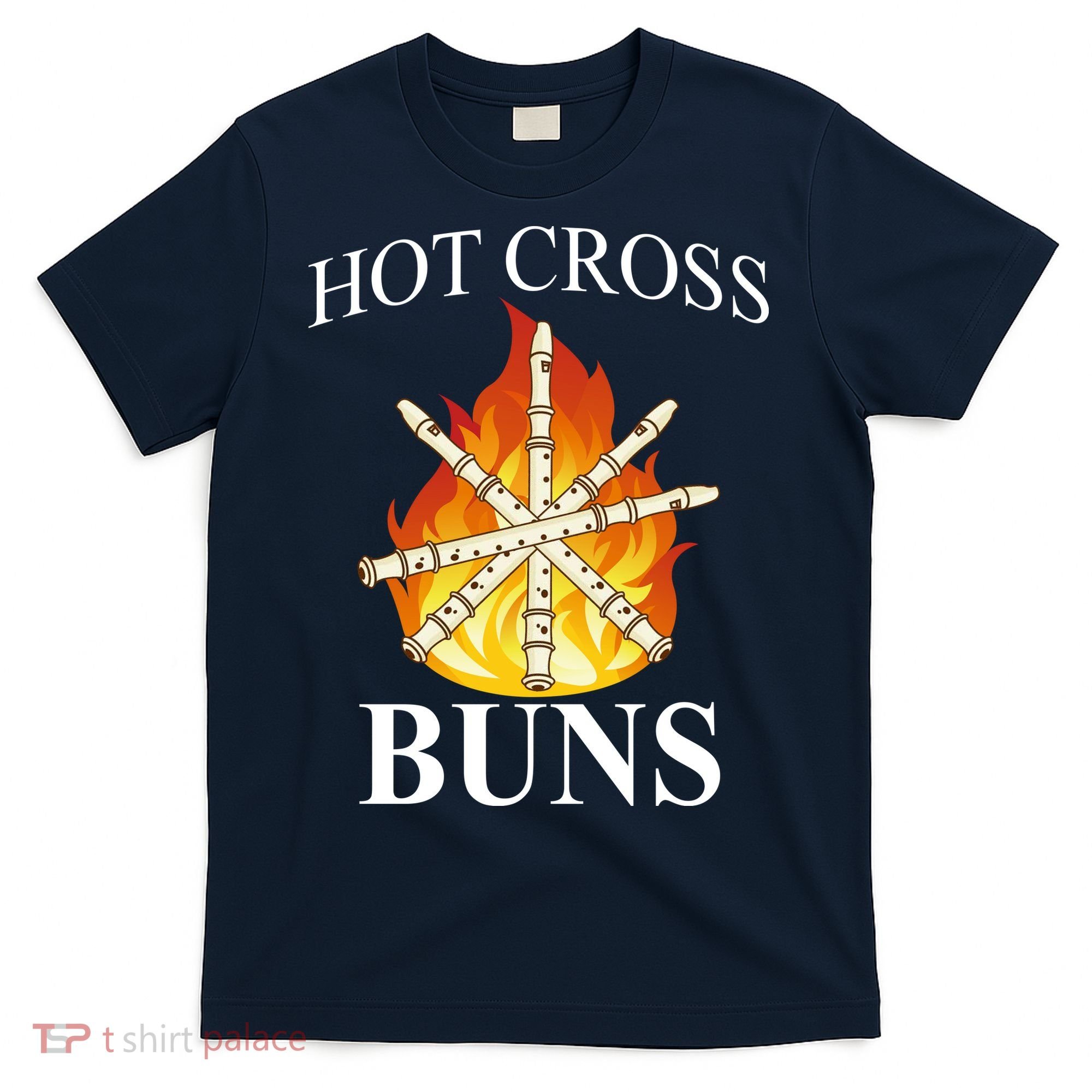 Hot Cross Buns Metal Rock T-Shirt