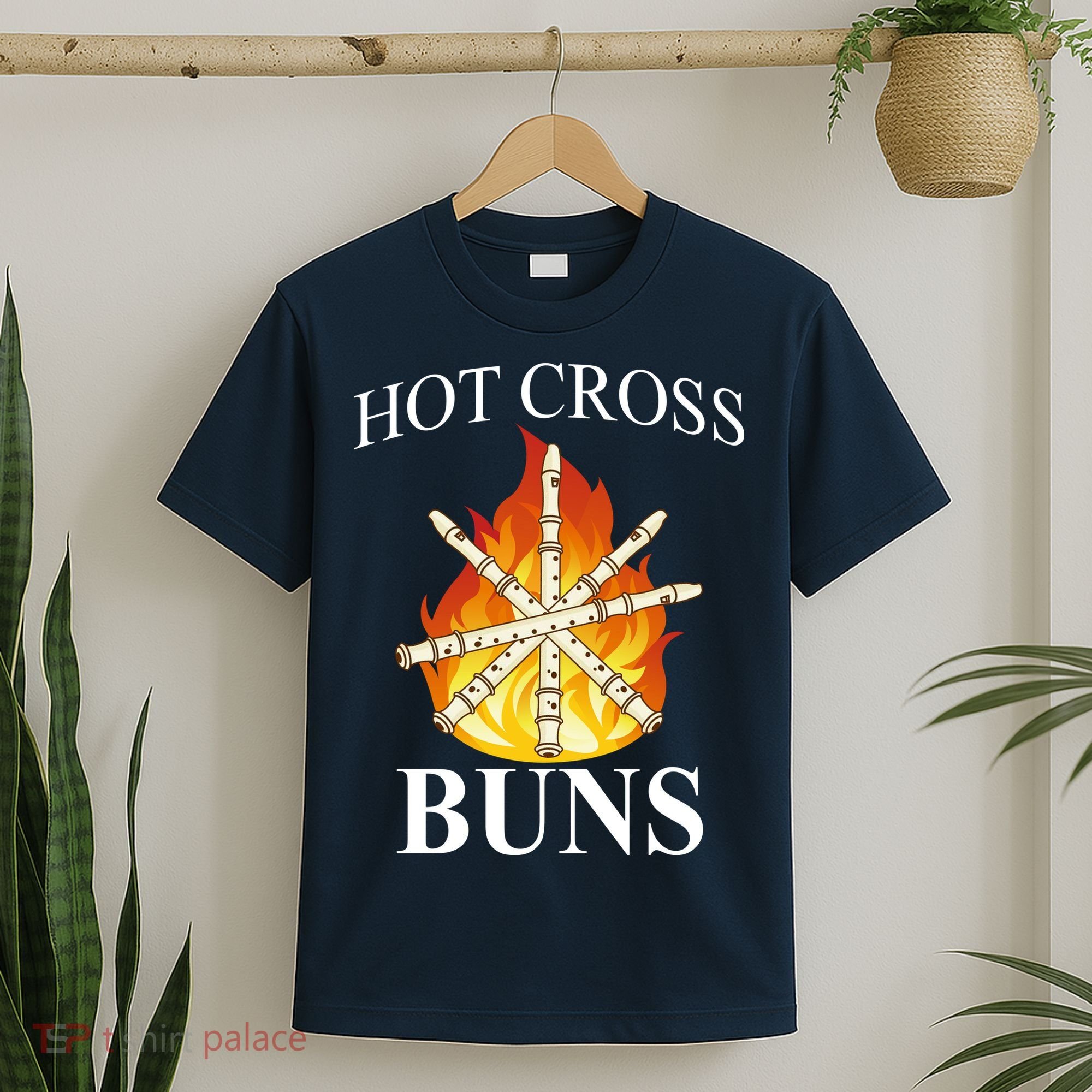 Hot Cross Buns Metal Rock T-Shirt