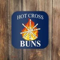 Hot Cross Buns Metal Rock Coaster thumb 0