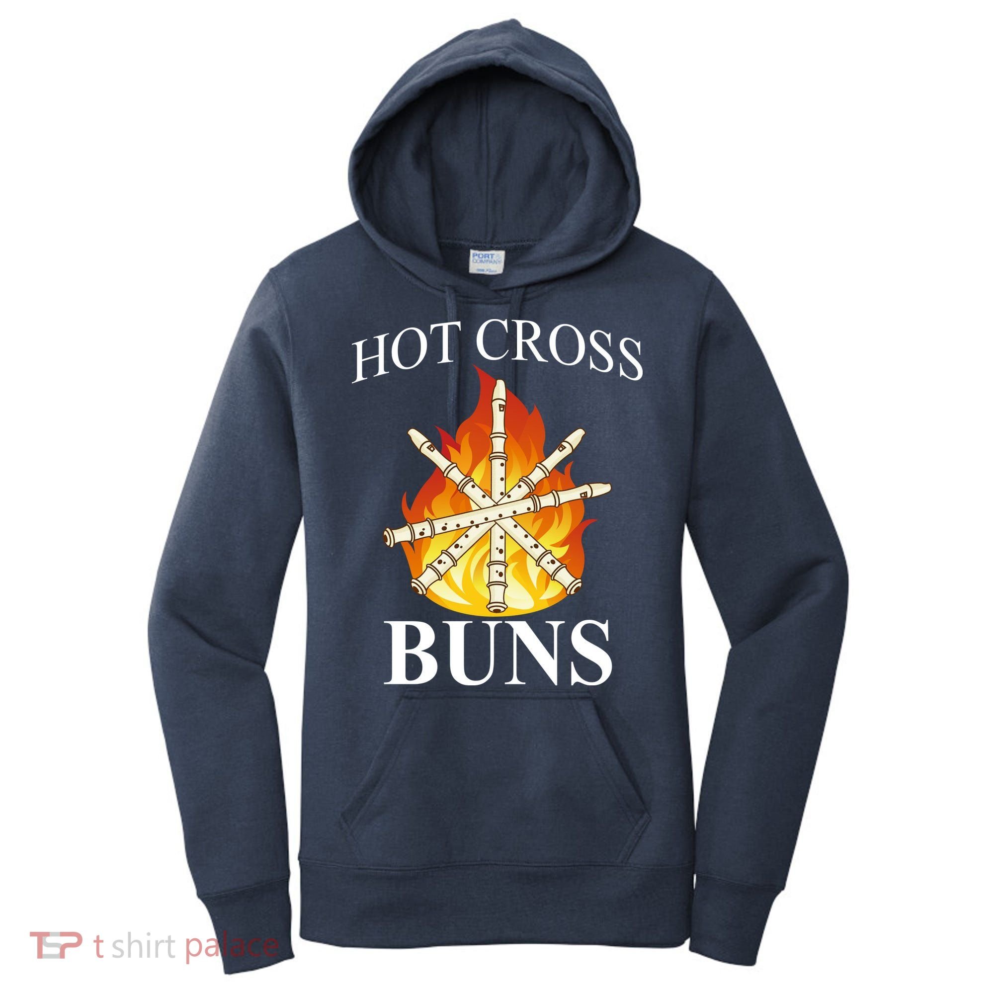 Hot Cross Buns Metal Rock Women's Hoodie