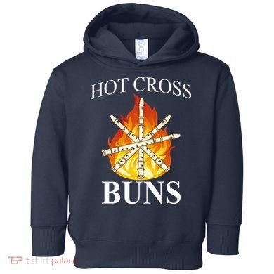 Hot Cross Buns Metal Rock Toddler Hoodie