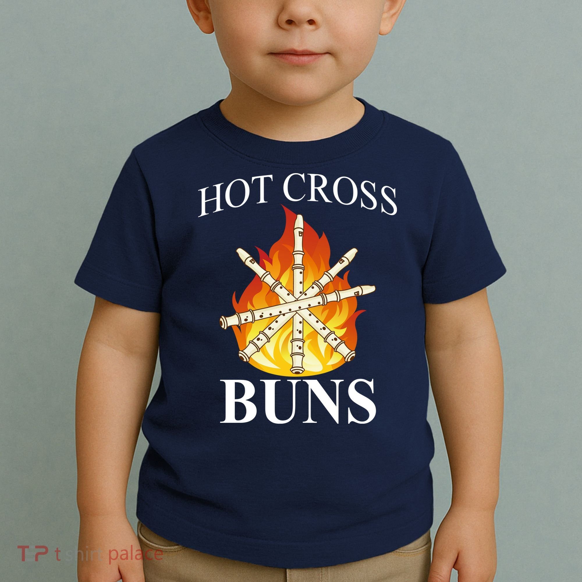 Hot Cross Buns Metal Rock Toddler T-Shirt