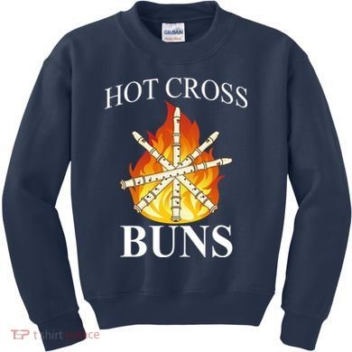 Hot Cross Buns Metal Rock Kids Sweatshirt
