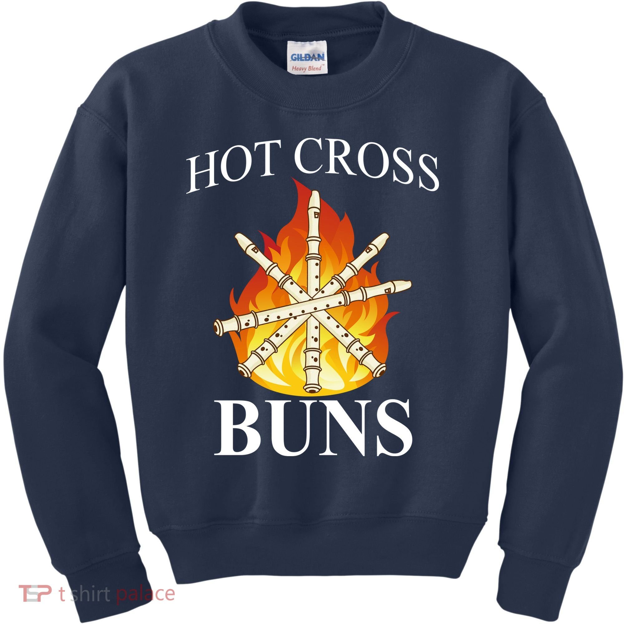 Hot Cross Buns Metal Rock Kids Sweatshirt