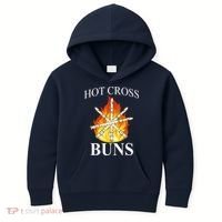 Hot Cross Buns Metal Rock Kids Hoodie thumb 0