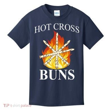 Hot Cross Buns Metal Rock Kids T-Shirt