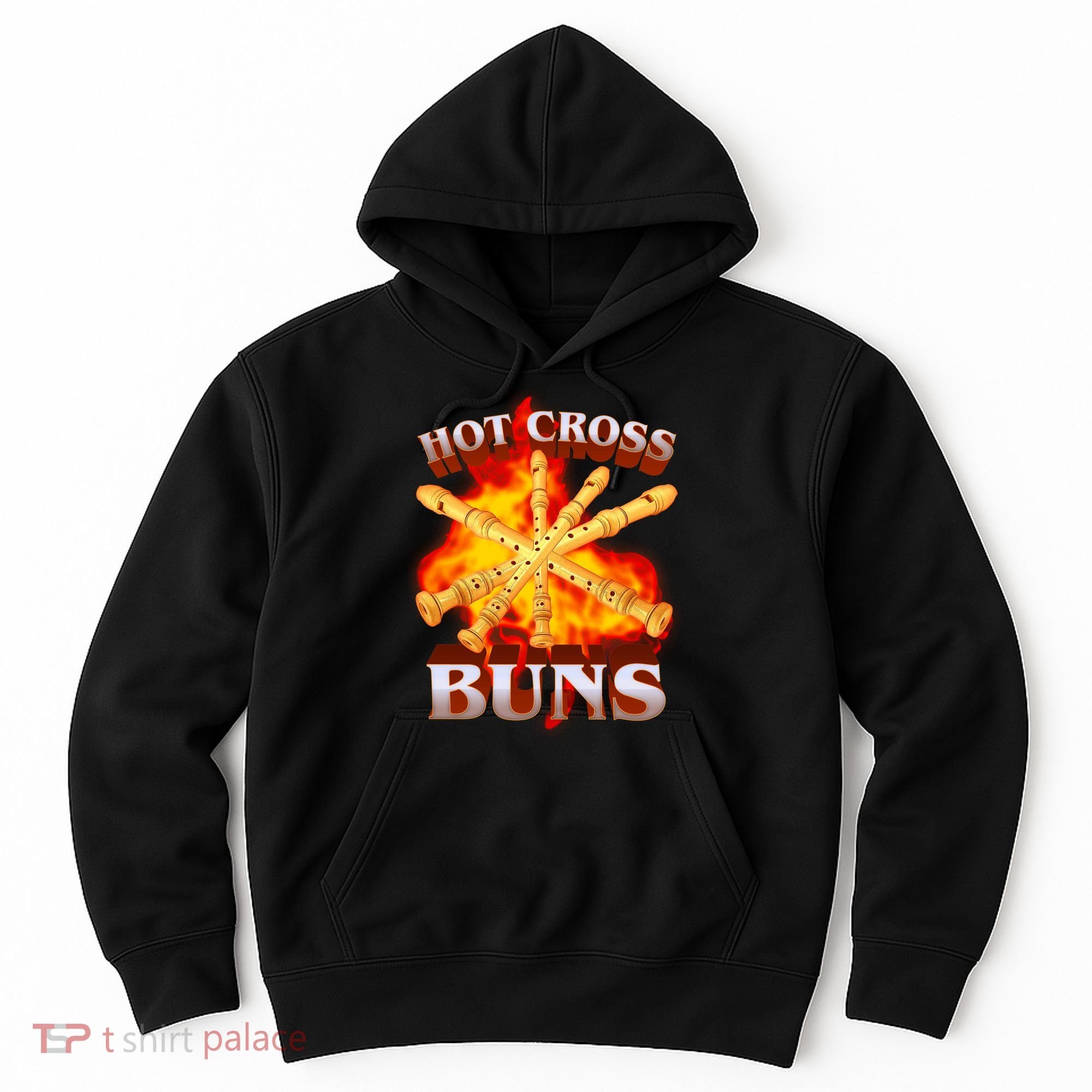 Hot Cross Buns Fire Recorder Flute Hoodie