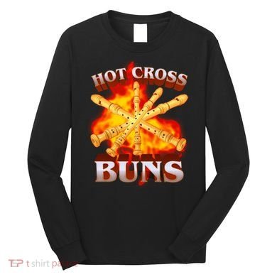 Hot Cross Buns Fire Recorder Flute Long Sleeve Shirt