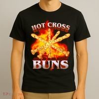 Hot Cross Buns Fire Recorder Flute T-Shirt thumb 3