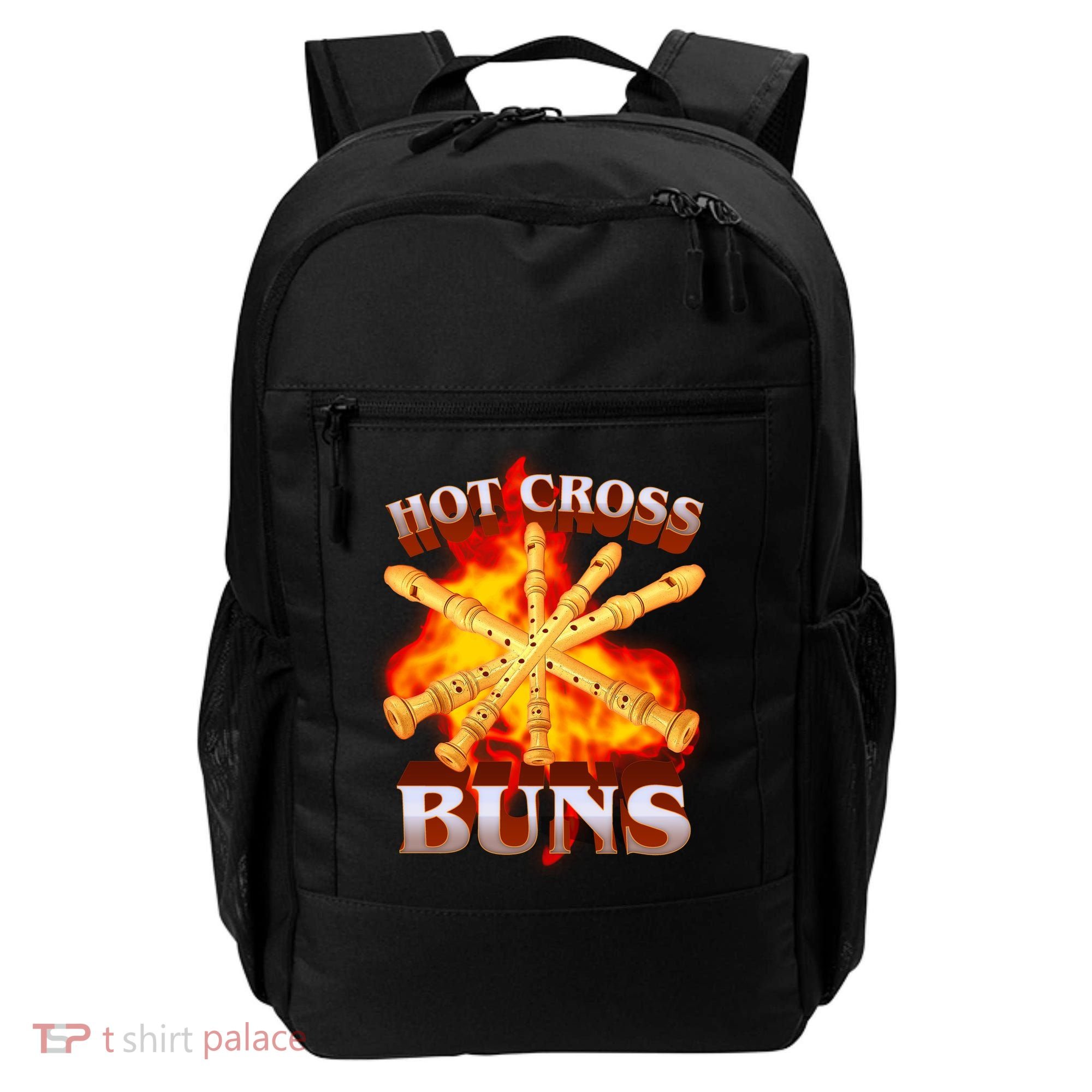 Hot Cross Buns Fire Recorder Flute Backpack