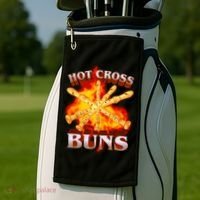 Hot Cross Buns Fire Recorder Flute Golf Towel thumb 2