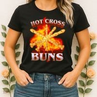 Hot Cross Buns Fire Recorder Flute Women's T-Shirt thumb 2