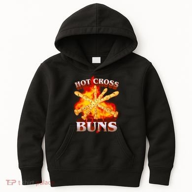 Hot Cross Buns Fire Recorder Flute Kids Hoodie