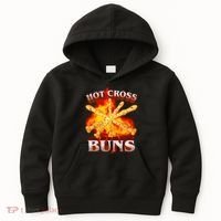 Hot Cross Buns Fire Recorder Flute Kids Hoodie thumb 0