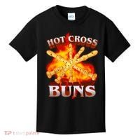 Hot Cross Buns Fire Recorder Flute Kids T-Shirt thumb 0