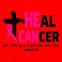 Heal Cancer Believe God Christian Breast Cancer Awareness Santa Hat thumb 1