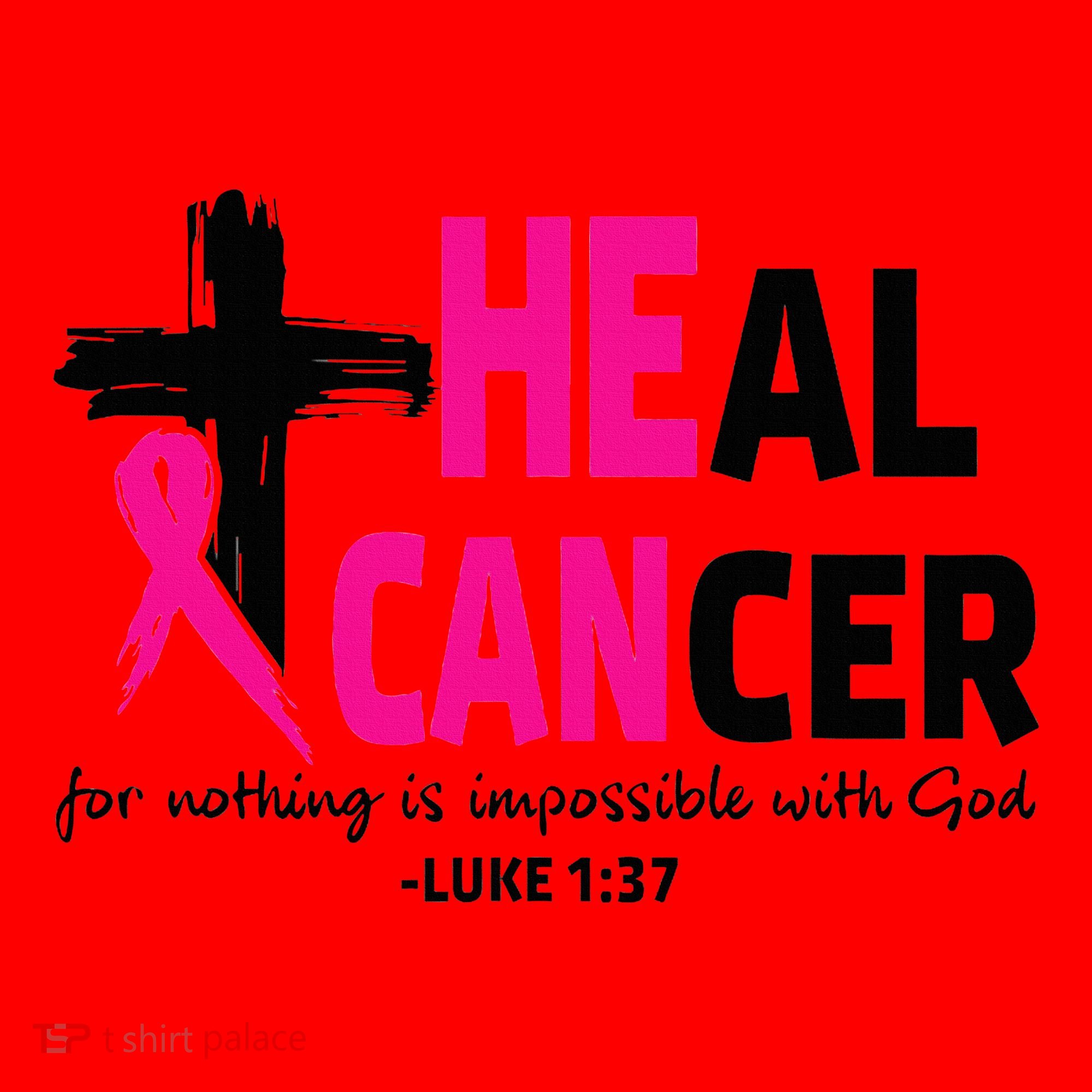 Heal Cancer Believe God Christian Breast Cancer Awareness Santa Hat