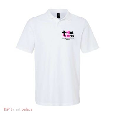 Heal Cancer Believe God Christian Breast Cancer Awareness Polo