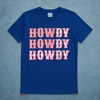 Howdy Cowgirl Boots Bling Women Cute Western Country T-Shirt thumb 5