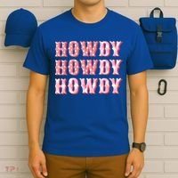 Howdy Cowgirl Boots Bling Women Cute Western Country T-Shirt thumb 6