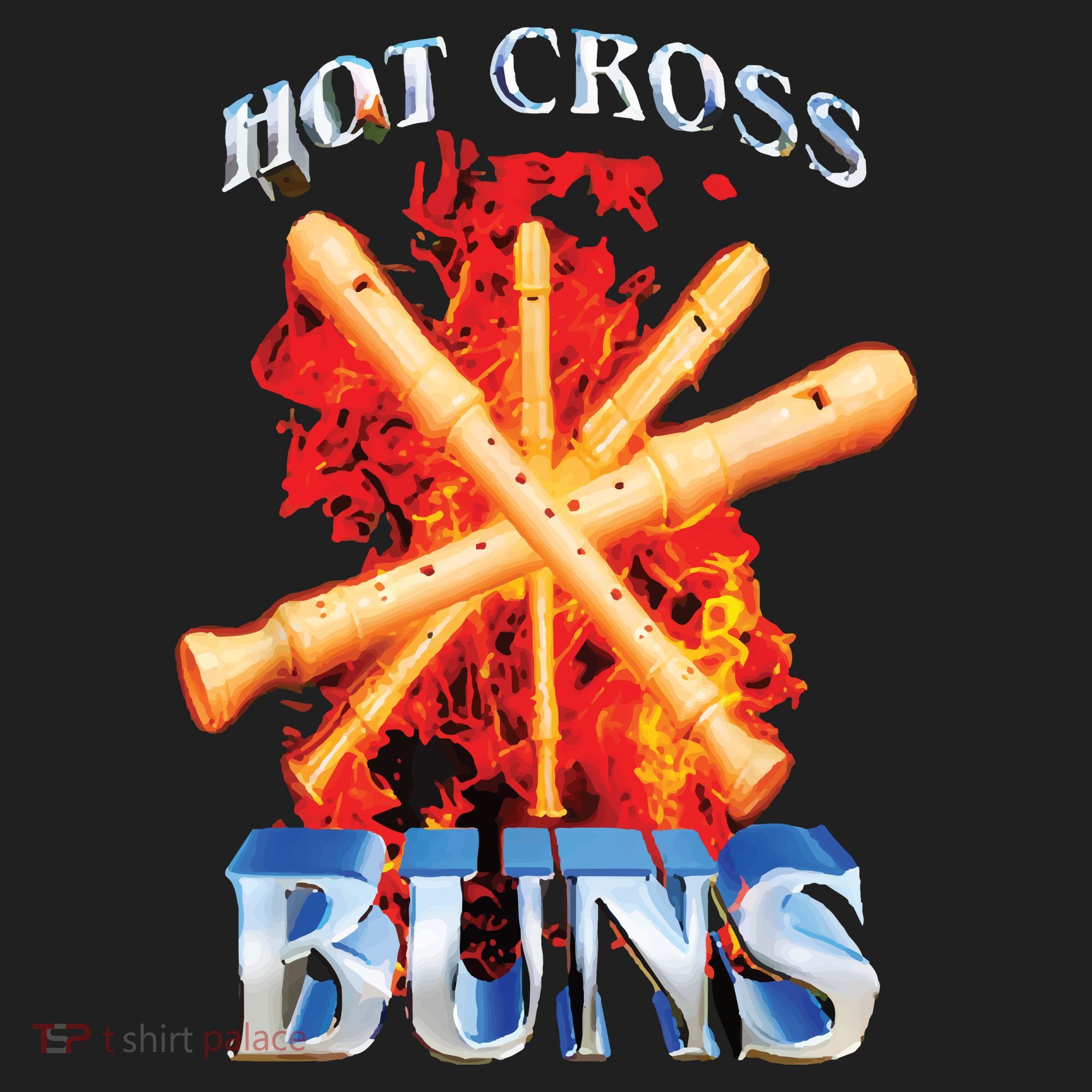 Hot Cross Buns Golf Towel